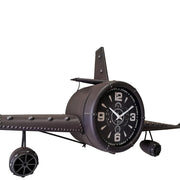 Wall clock - Metal Medium  Vintage Fighter Jet Wall Clock - Peterson Housewares & Artwares
