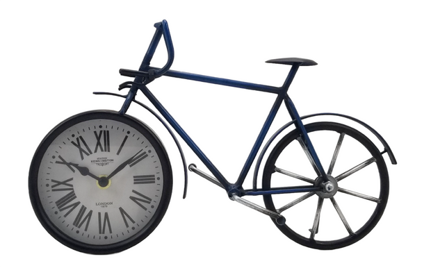 Wall/Table clock - Roman Numbers Bike Table Clock