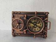 Table clock with Piggy Bank