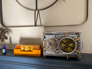 Table clock with Piggy Bank
