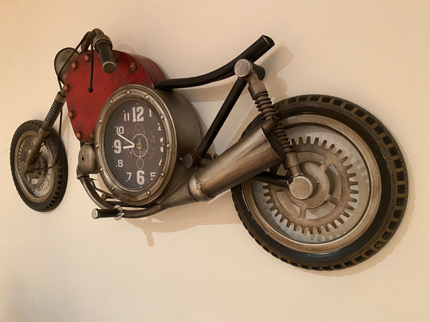 Wall clock - Vintage Motorcycle Wall Clock