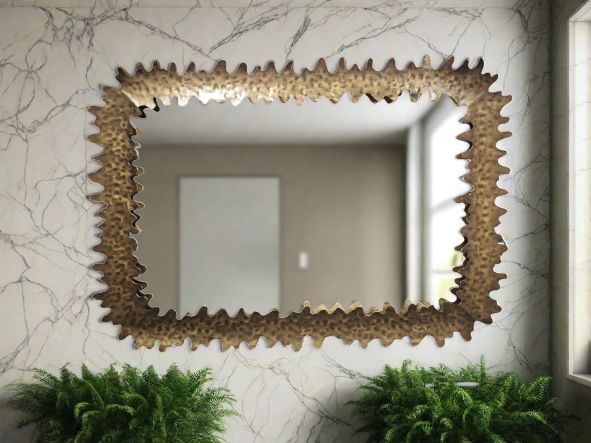 Metal Frame Wall Mirror