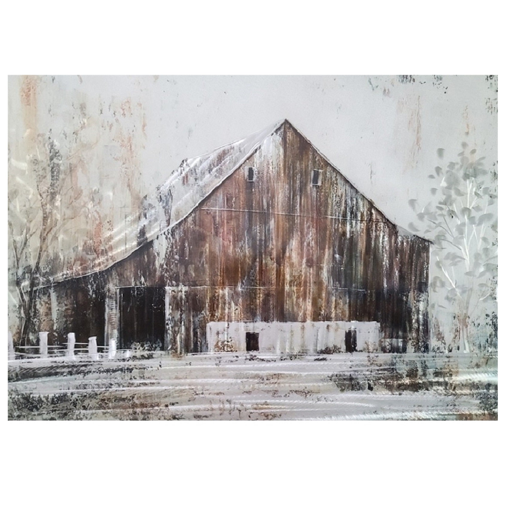 Barn farm warehouse Metal Wall Art