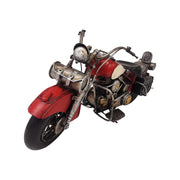 Red Motorcycle Metal Model