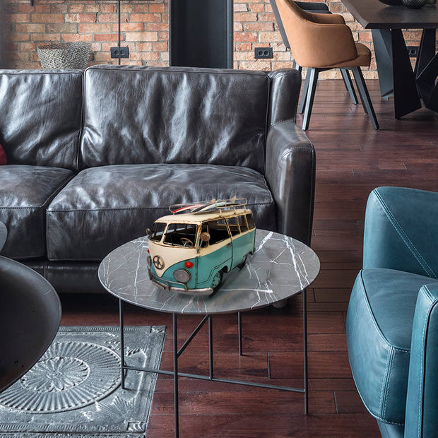 Oversized Vintage VW Bus Metal Model