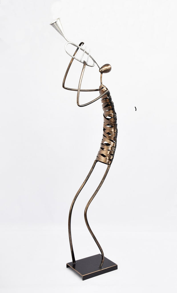 Metal Sculpture Trumpet