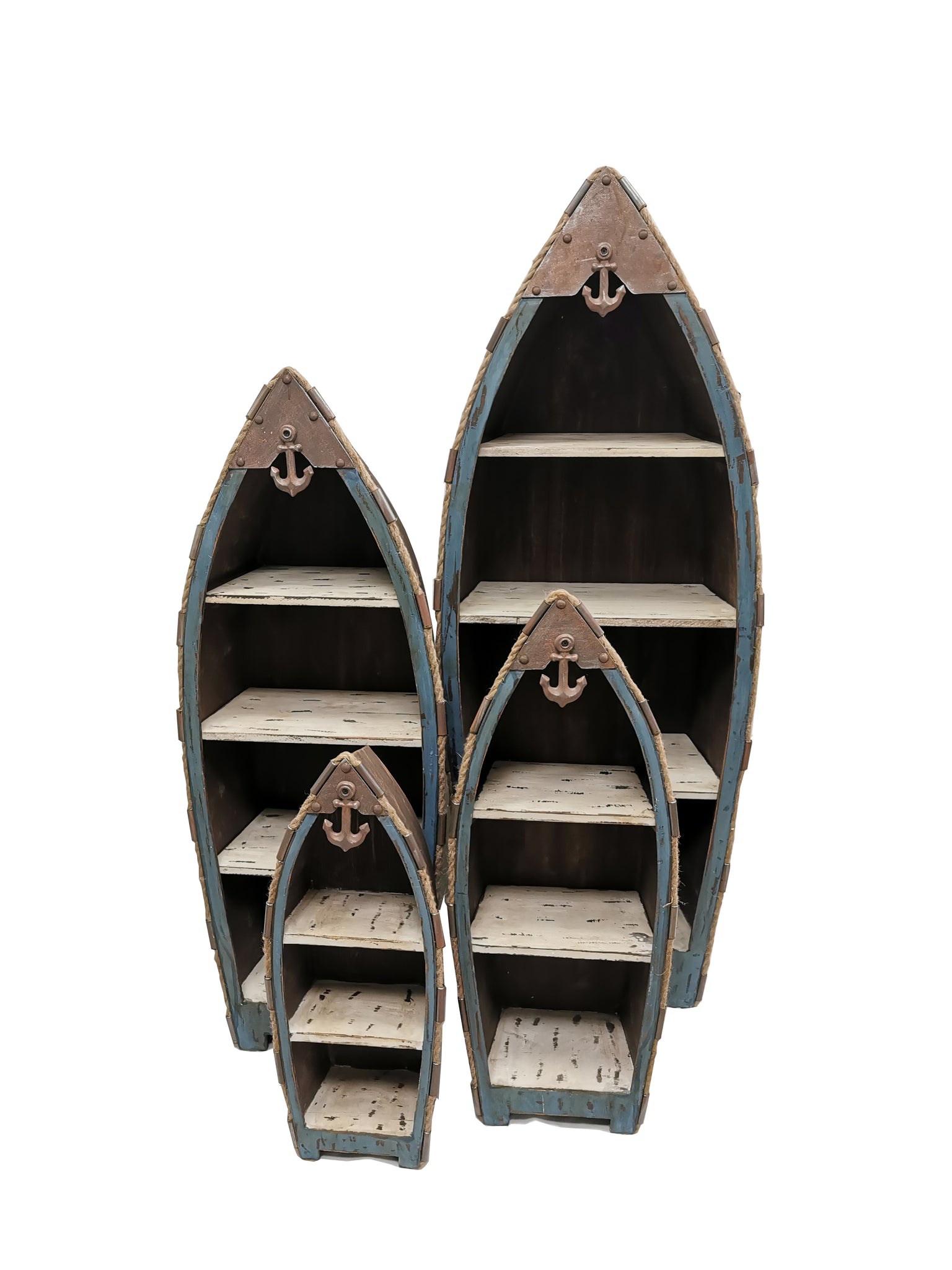 Wood Tiered Shelf set of 4pcs - Peterson Housewares & Artwares