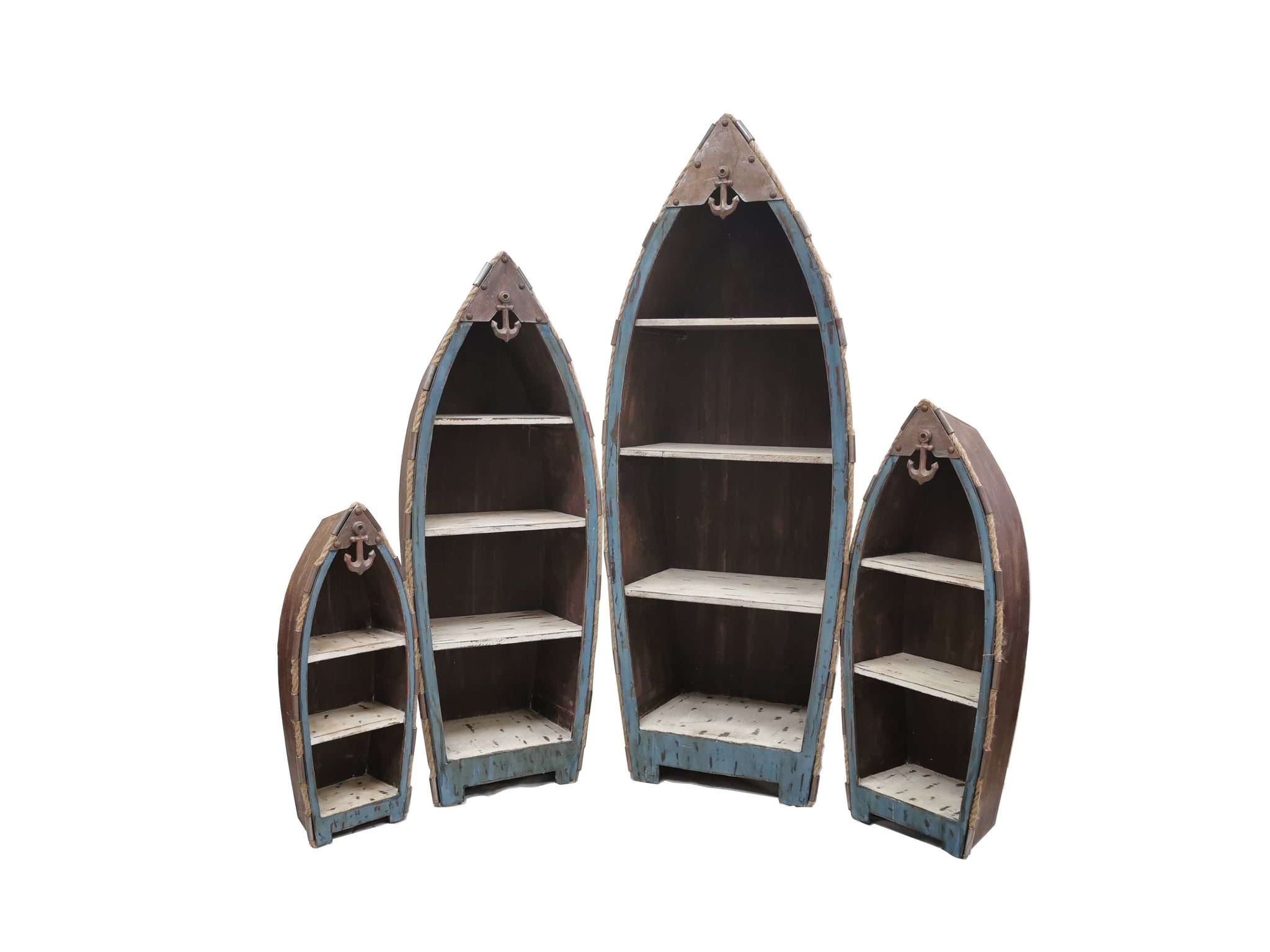 Wood Tiered Shelf set of 4pcs - Peterson Housewares & Artwares