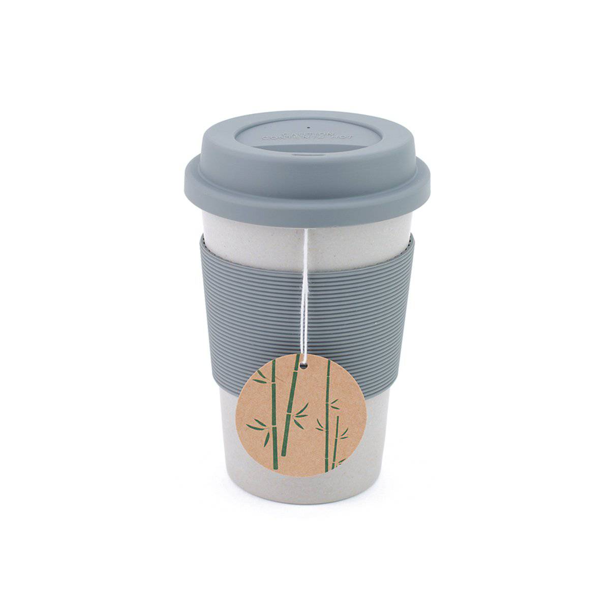 Peterson Housewares BF0265014CGY1 Bamboo Fiber Eco Cup, 16 oz, Grey