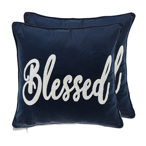 Cottage Icons throw pillow - set of 2 - Peterson Housewares & Artwares
