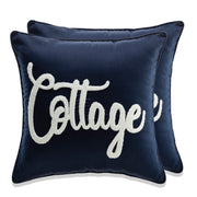 Cottage Icons throw pillow - set of 2 - Peterson Housewares & Artwares