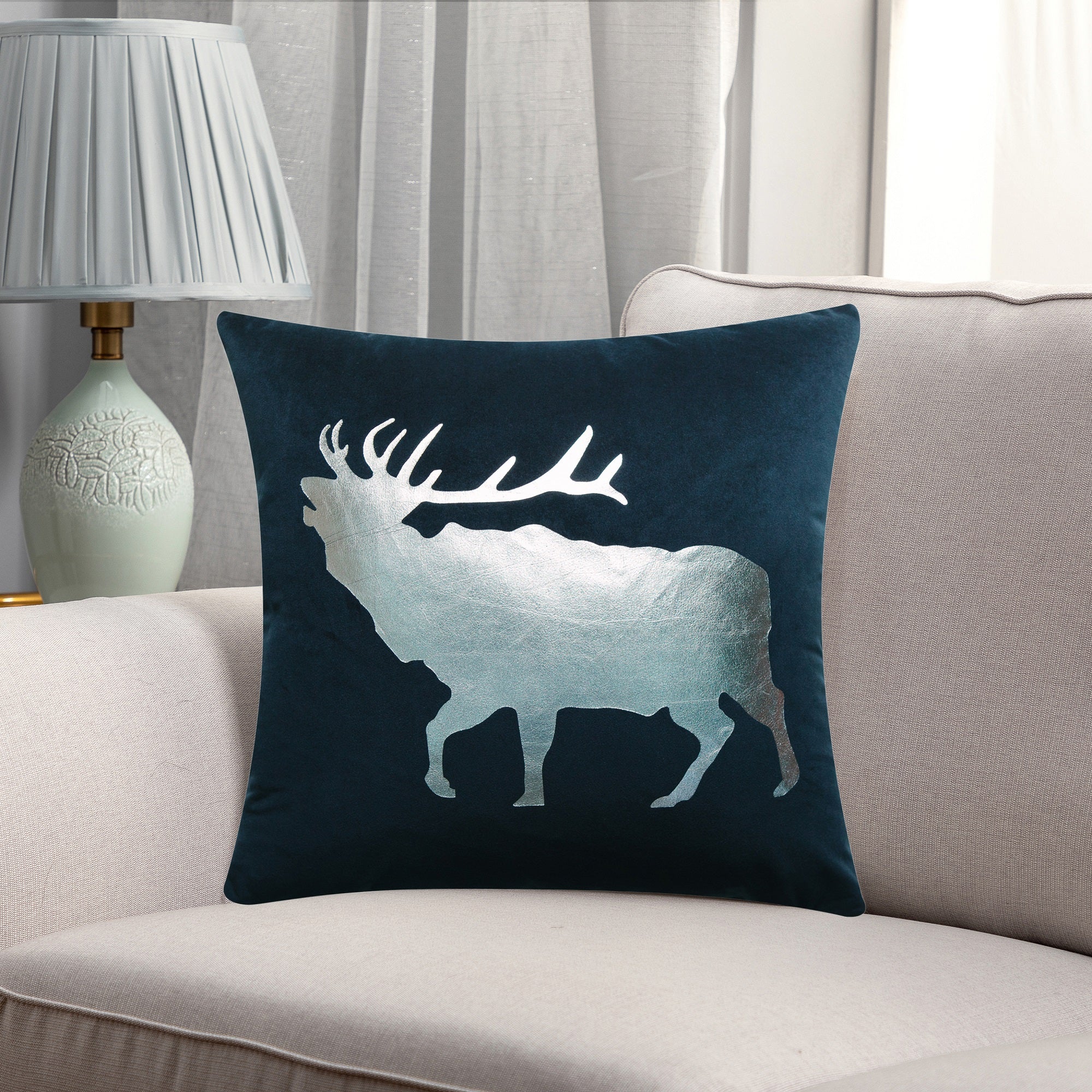 Christmas Icons throw pillow - set of 2 - Peterson Housewares & Artwares