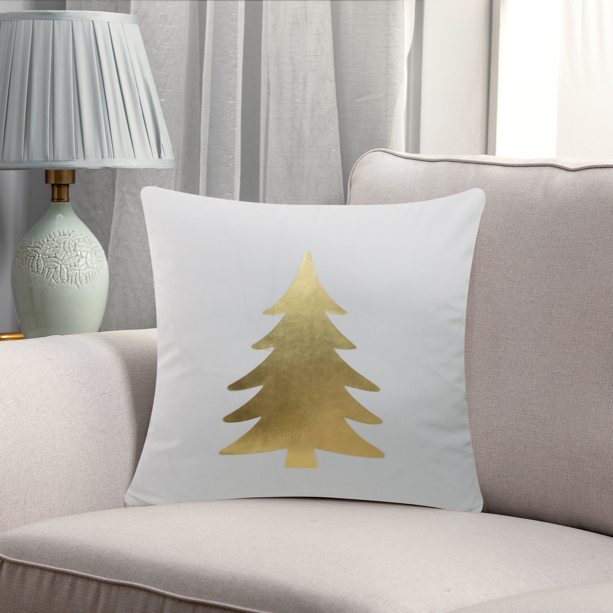 Christmas Icons throw pillow - set of 2 - Peterson Housewares & Artwares