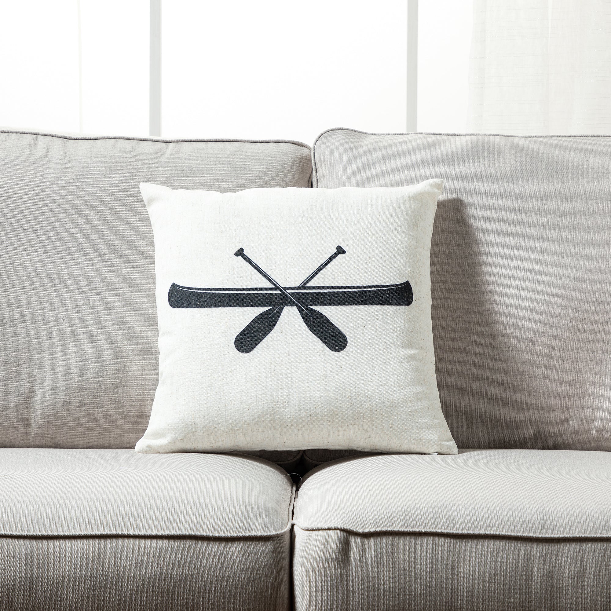 Cottage Icons throw pillow - set of 2 pcs - Peterson Housewares & Artwares