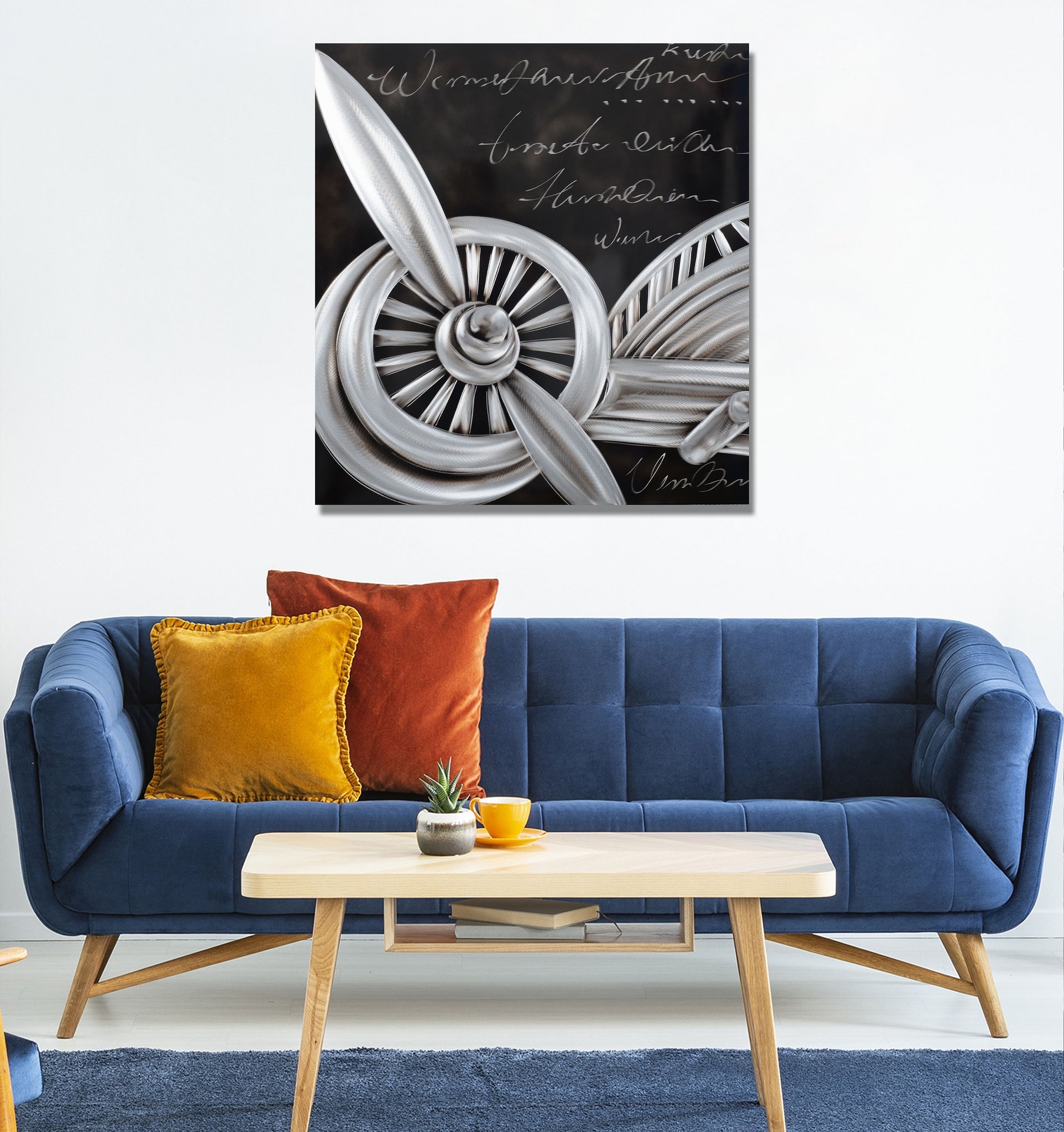 Starboard Wing Metal Wall Art - Peterson Housewares & Artwares