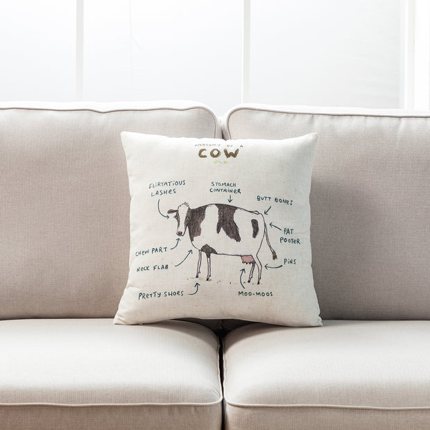 Farmhouse animals throw pillow - set of 2 - Peterson Housewares & Artwares