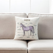 Farmhouse animals throw pillow - set of 2 - Peterson Housewares & Artwares