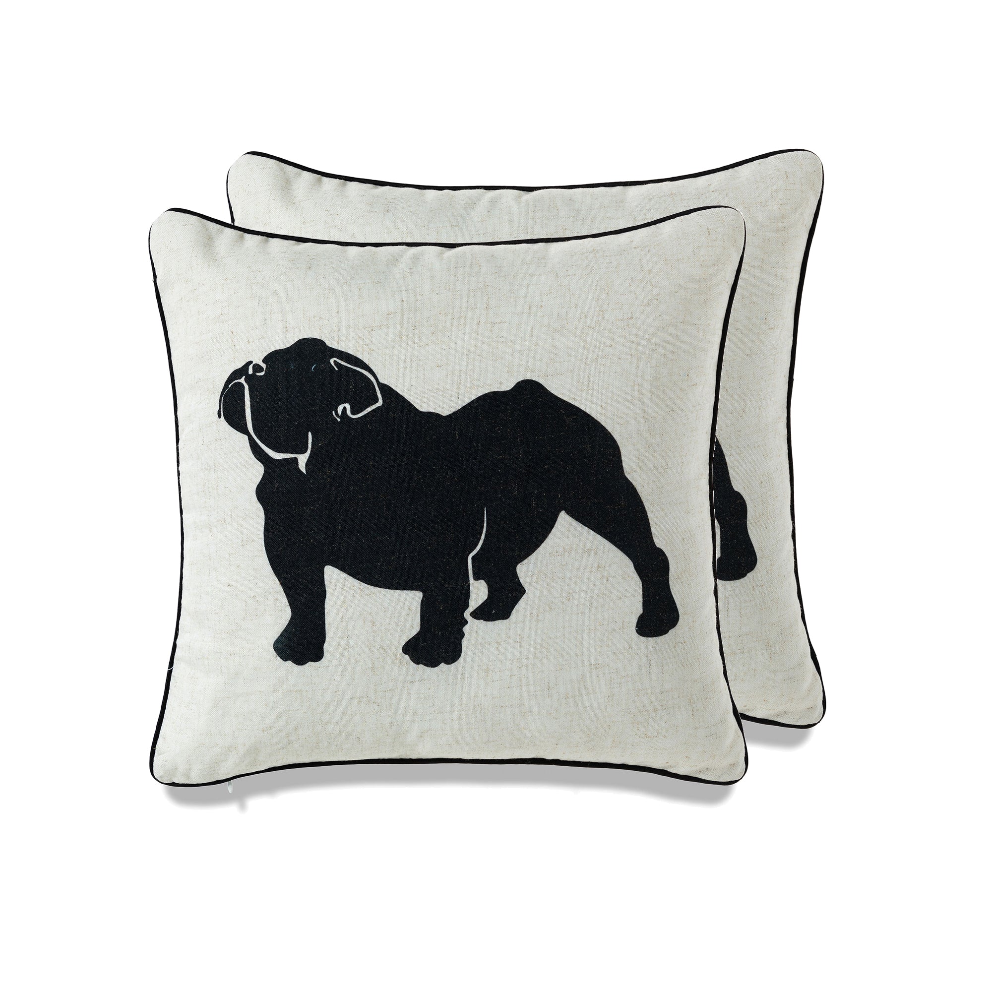 Home and Dog throw pillow - set of 2 - Peterson Housewares & Artwares