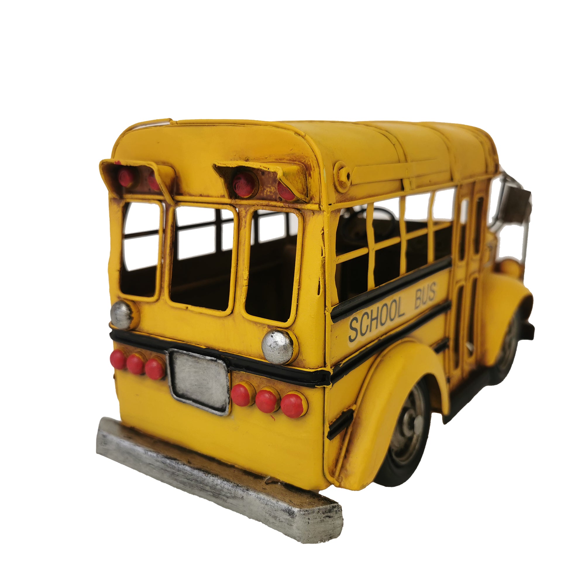 Metal Model School Bus Décor - Peterson Housewares & Artwares