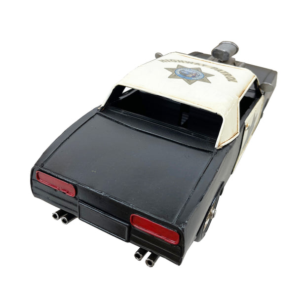 Police Hot Rod Metal Model - Peterson Housewares & Artwares