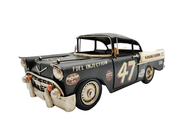 Black Classic Rally Car Metal Model - Peterson Housewares & Artwares