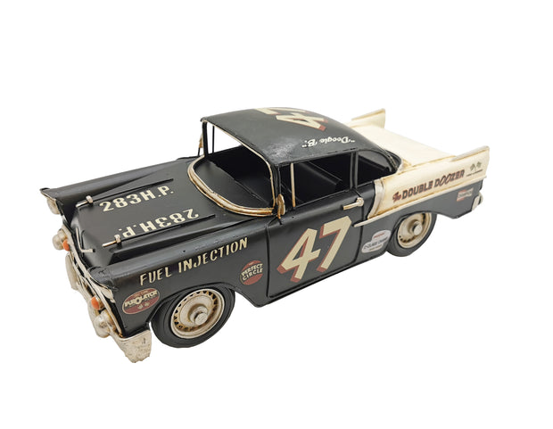 Black Classic Rally Car Metal Model - Peterson Housewares & Artwares