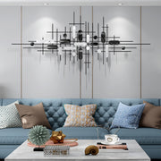3D multicolor Modern Style Wall Decor Metal Home Hanging Art - Peterson Housewares & Artwares